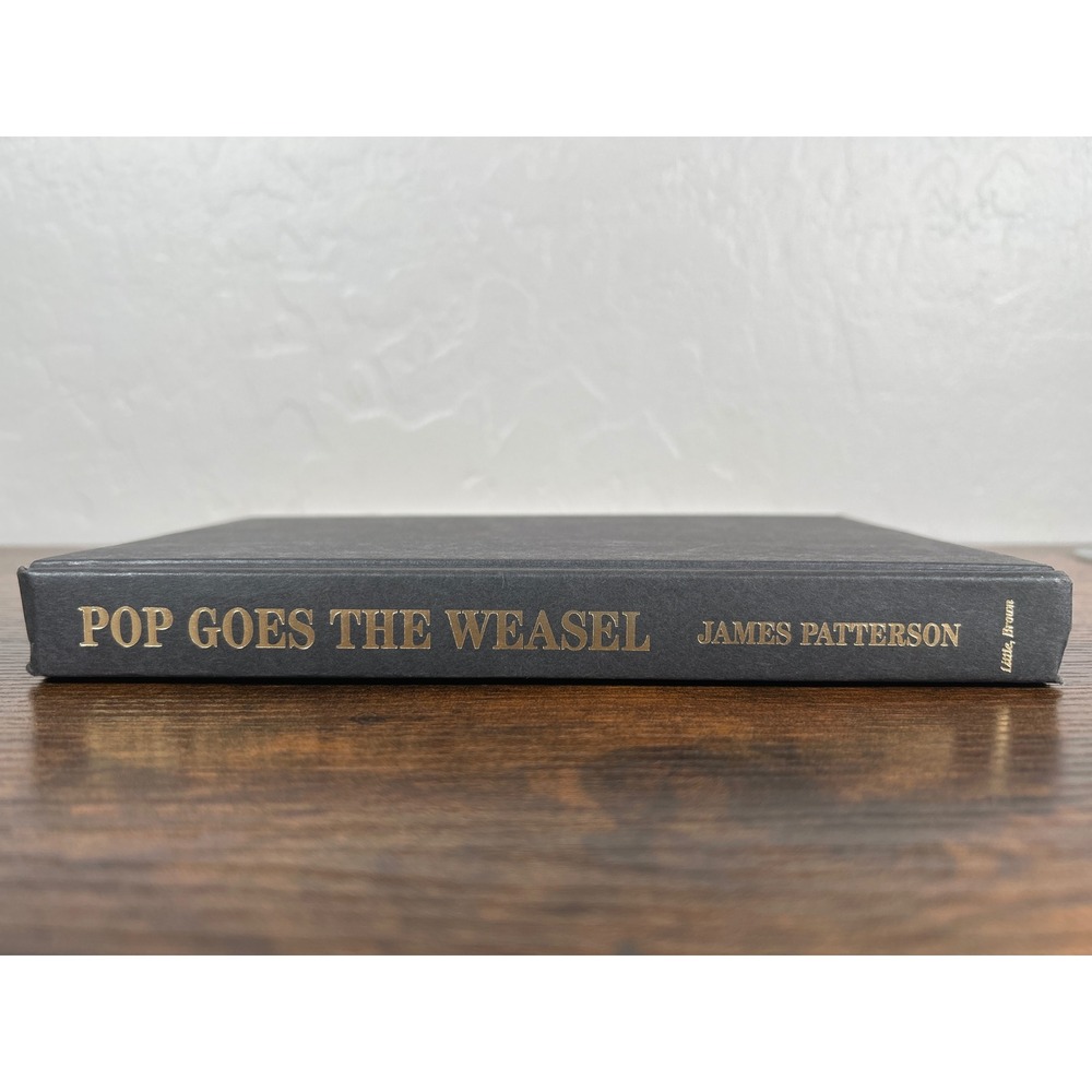 James Patterson Pop Goes the Weasel Hardcover Alex‎ Cross Thriller 1999